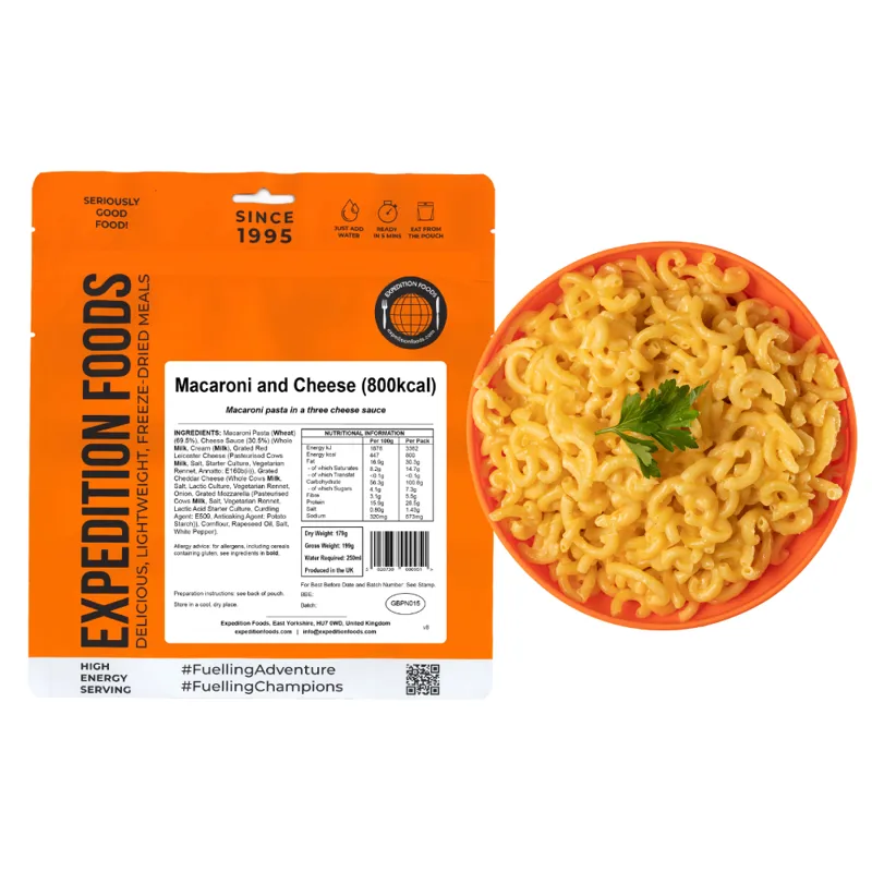 Expedition Foods Macaroni and Cheese - 800kcal-2